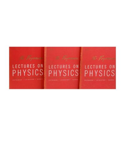 Portada del libro de The Feynman Lectures on Physics VOLUMEN 1, 2 Y 3 