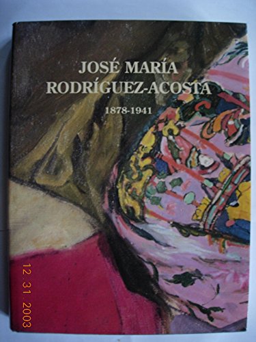 Portada del libro josé María Rodríguez-Acosta 1878-1941 