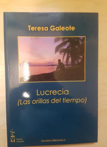 Portada del libro de Lucrecia, las orillas del tiempo (Novísima biblioteca)