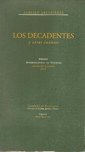 Portada del libro de Los decadentes y otros cuentos