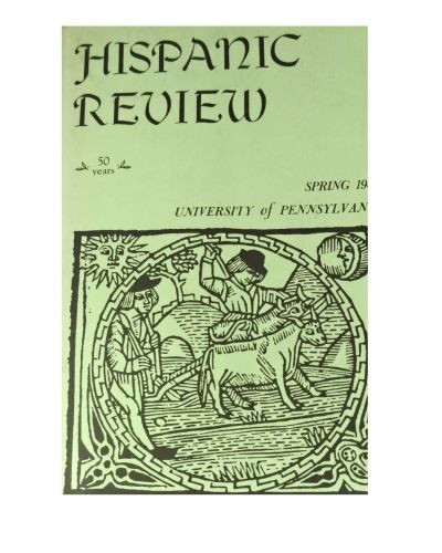 Portada del libro de Hispanic Review Volume 50 PENNSYLVANIA.