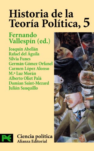 Portada del libro de Historia de la Teoría Política, 5