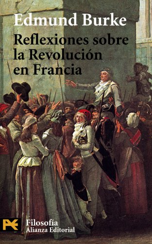 Portada del libro de Reflexiones sobre la revolución en Francia
