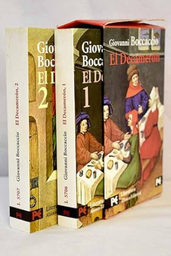 Portada del libro de El Decameron 2 TOMOS