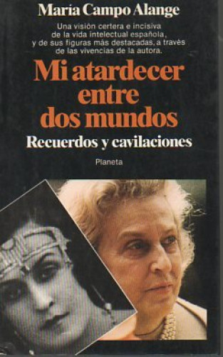 Portada del libro de Mi atardecer entre dos mundos