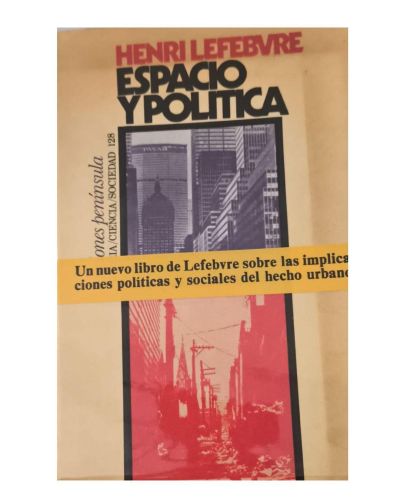 Portada del libro de Espacio y política