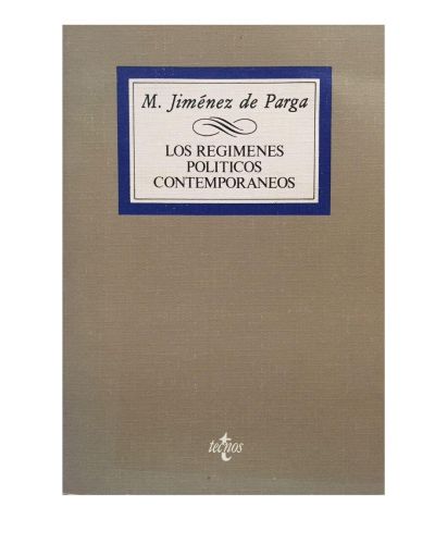 Portada del libro de Los regímenes políticos contemporáneos