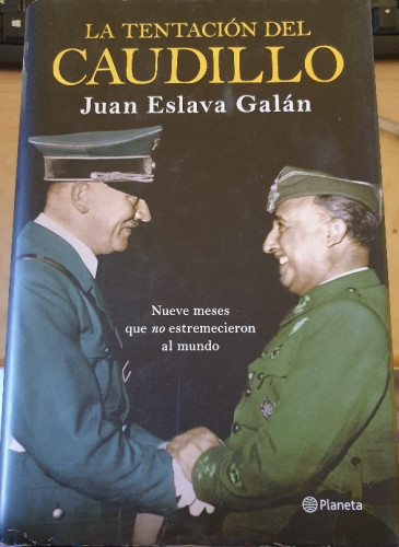 Portada del libro de LA TENTACION DEL CAUDILLO.