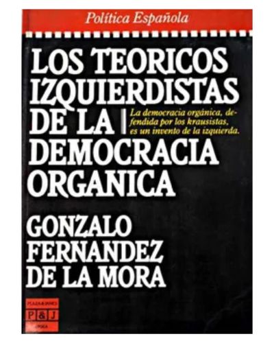 Portada del libro de Teóricos izquierdistas de la democracia orgánica