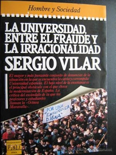Portada del libro de La Universidad, entre el fraude y la irracionalidad