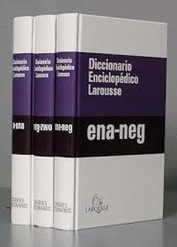 Portada del libro de DICCIONARIO ENCICLOPEDICO LAROUSSE (3 Tomos)