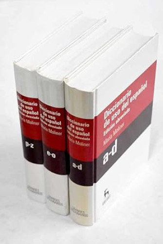 Portada del libro de DICCIONARIO DE USO DEL ESPAÑOL - EDICIÓN ABREVIADA TRES TOMOS