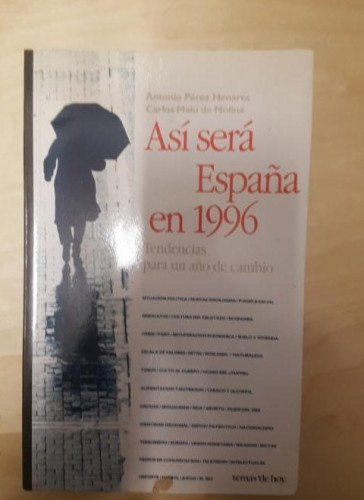 Portada del libro de Asi sera España en 1996