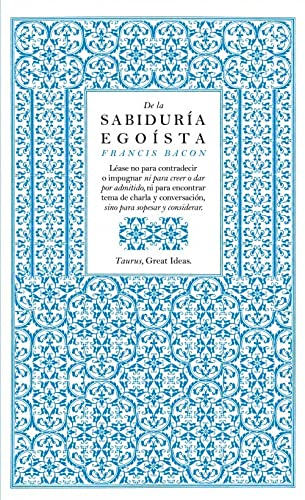 Portada del libro de De la sabiduría egoísta (Serie Great Ideas 13)