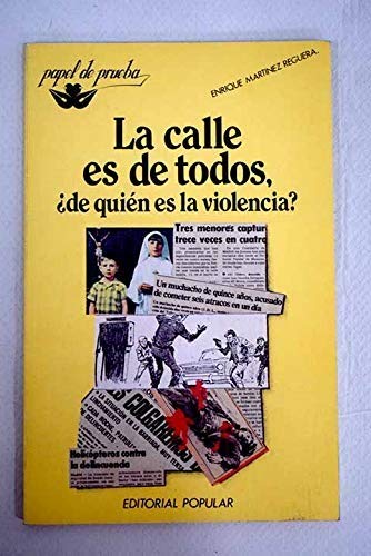 Portada del libro de La calle es de todos