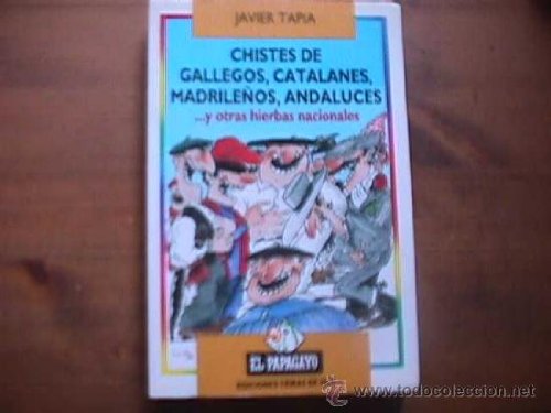 Portada del libro de Chistes gallegos,catalanes,madrileños,andaluces--y otras hierbas