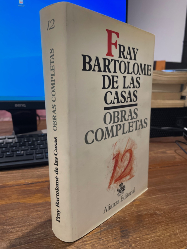 Portada del libro de Fray Bartolomé de las Casas. VOL 12. DE REGIA POTESTATE QUAESTIO THEOLOGALIS. OBRAS COMPLETAS