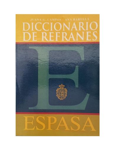 Portada del libro de Diccionario de refranes