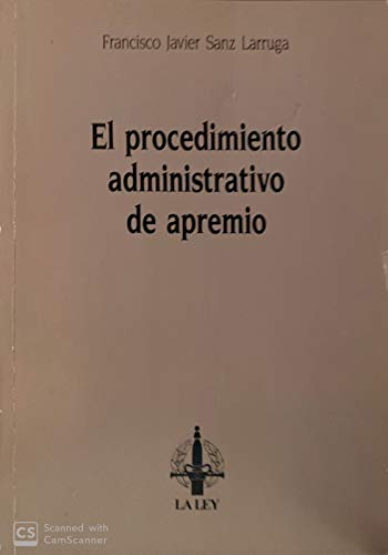 Portada del libro de El procedimiento administrativo de apremio