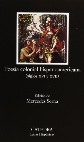 Portada del libro de Poesía colonial hispanoamericana