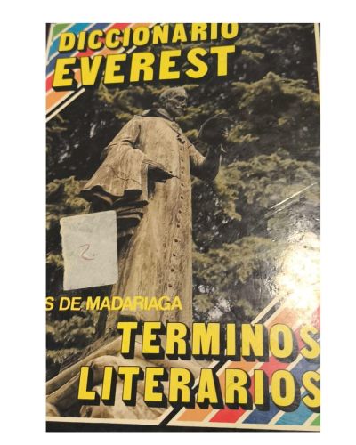 Portada del libro de Diccionario EVEREST de términos literarios