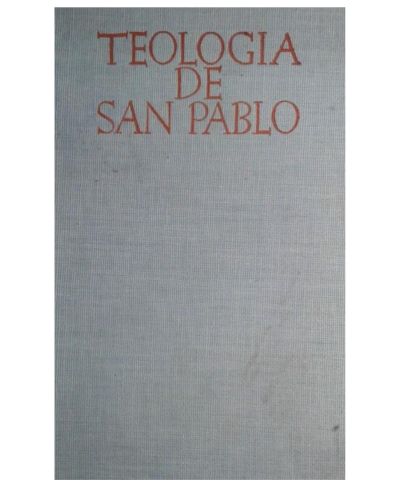 Portada del libro de TEOLOGÍA DE SAN PABLO 