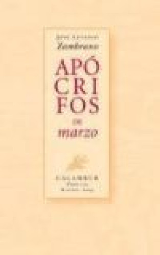 Portada del libro de Apócrifos de marzo