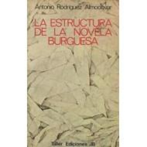 Portada del libro de La Estructura de la novela burguesa