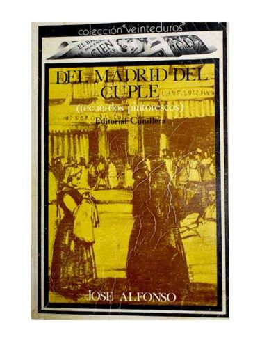 Portada del libro de El Madrid del cuplé