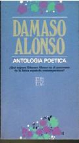 Portada del libro de Antología poética