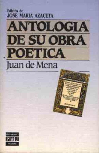 Portada del libro de ANTOLOGIA DE SU OBRA POETICA