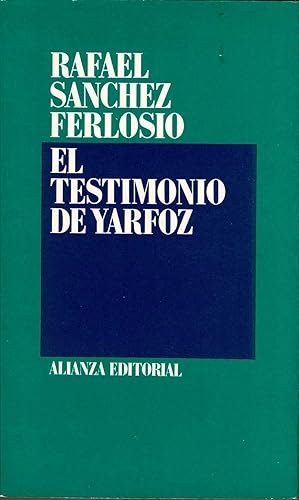 Portada del libro de El testimonio de Yarfoz
