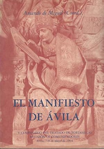 Portada del libro de El Manifiesto de Ávila