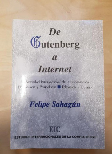 Portada del libro de DE GUTENBERG A INTERNET