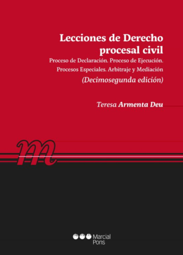 Portada del libro de Lecciones de derecho procesal civil