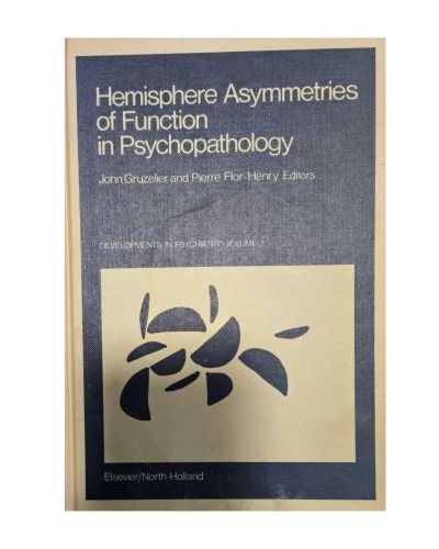 Portada del libro de HEMISPHERE ASYMETRIES OF FUNCTION IN PYSCHOPATHOLOGY
