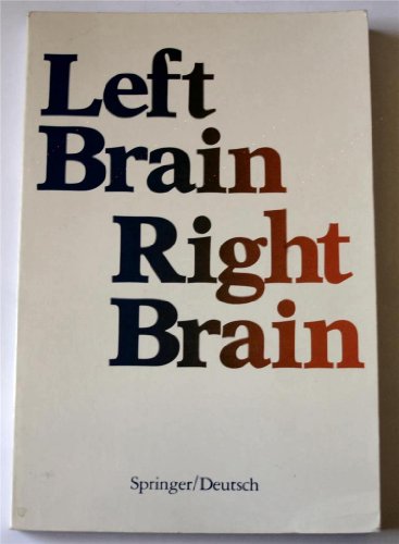 Portada del libro de Left Brain, Right Brain (Series of Books in Psychology)