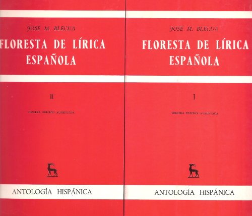 Portada del libro de Floresta lirica española (2 vols )