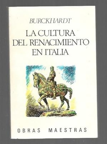 Portada del libro de LA CULTURA DEL RENACIMIENTO EN ITALIA