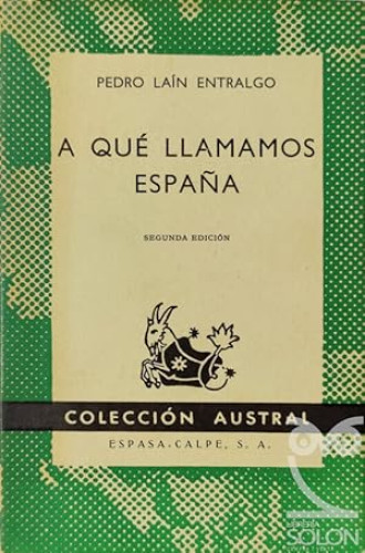 Portada del libro de A qué llamamos España