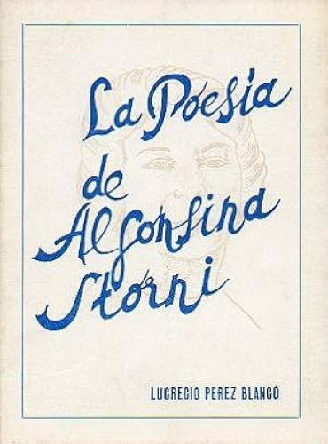 Portada del libro de La Poesía de Alfonsina Storni