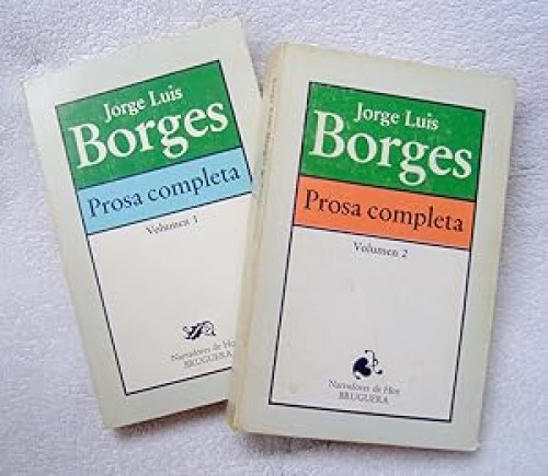Portada del libro de Prosa completa TOMOS I Y II