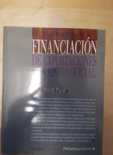 Portada del libro de Financiación de exportaciones con apoyo oficial (Economia Y Gestion Internacional)