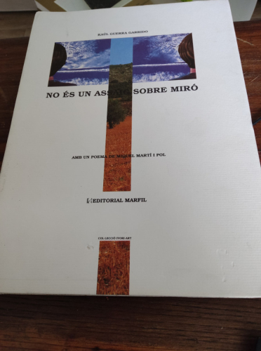 Portada del libro de No  es um assaig sobre Miró