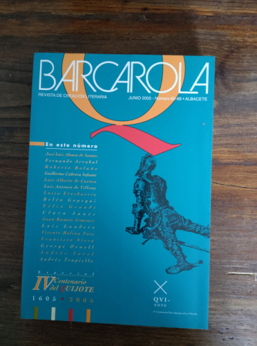 Portada del libro de BARCAROLA NÚMERO 65-66 REVISTA DE CREACIÓN LITERARIA
