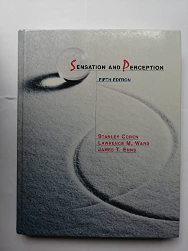 Portada del libro de Sensation and Perception