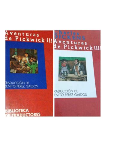 Portada del libro de Aventuras de Pickwick I y II