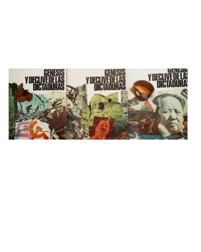 Portada del libro de Génesis y declive de las dictaduras TOMOS 1, 2 Y 3