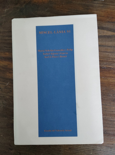 Portada del libro de 
Miscel.lània 91 