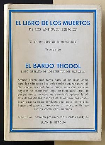 Portada del libro de Libro de los muertos, el bardo thodol